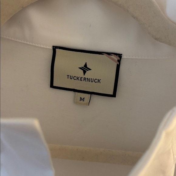 TUCKERNUCK White Feather Willow Blouse Women's size Medium - Picture 9 of 11